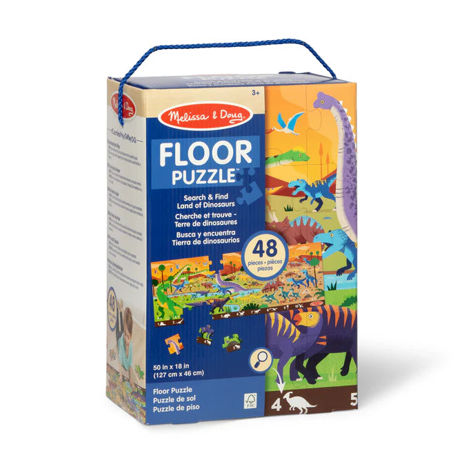 Floor Puzzle Search and Find Land of Dinosuars