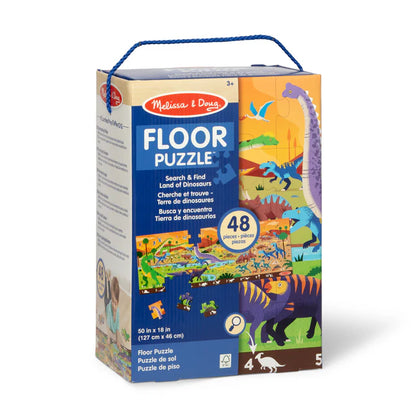 Floor Puzzle Search and Find Land of Dinosuars
