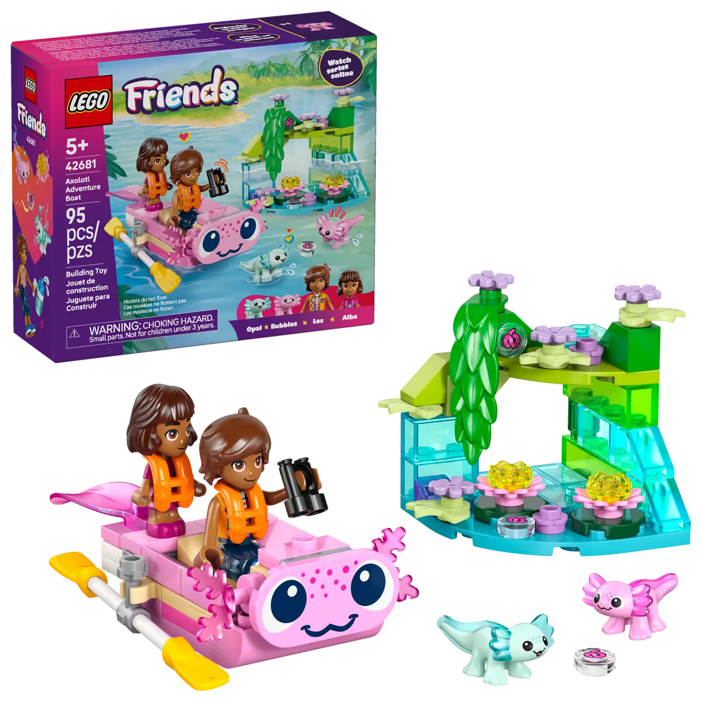 LEGO Axolotl Adventure Boat