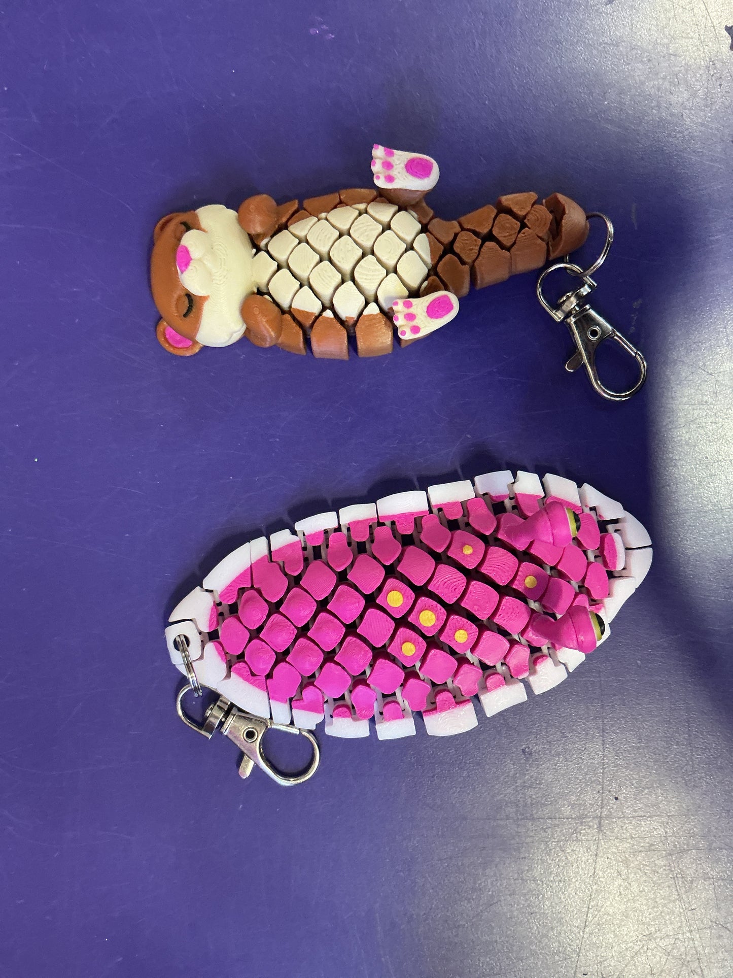 3d Mesh Animal Fidget Keychain