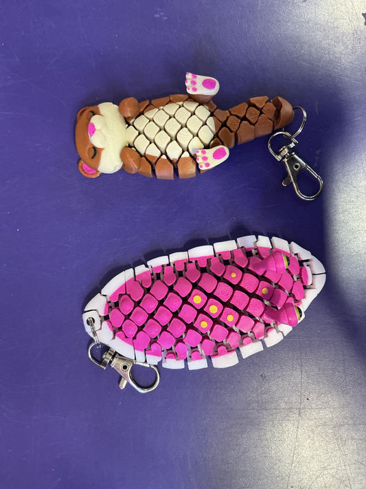 3d Mesh Animal Fidget Keychain