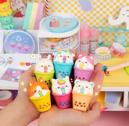 Kawaii Tapioca Tots Mini Squishy