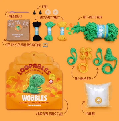 Loopables Woobles Fred The Dinosaur