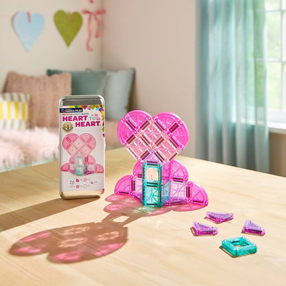 MAGNA-TILES MicroMAGS Travel Heart to Heart