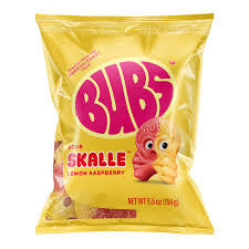 Bubs Sour Skalle (skull) Lemon Raspberry