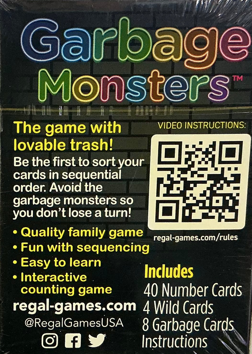Garbage Monsters Card Game