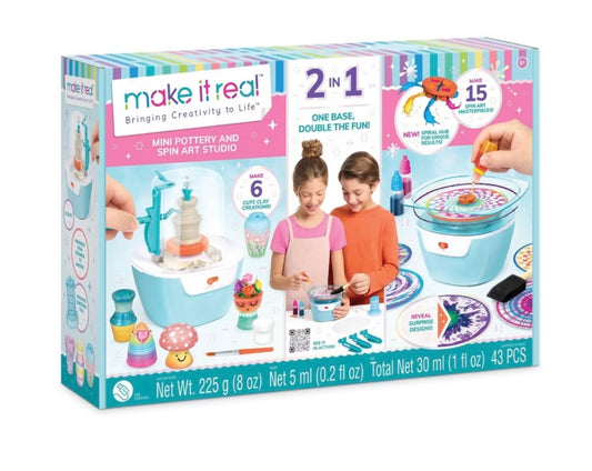 Mini Pottery and Spin Art Studio