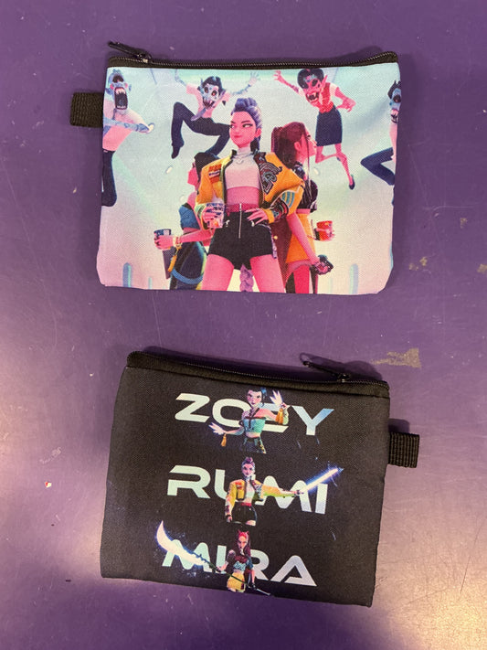 KPop Demon Hunters mini coin purse wallet