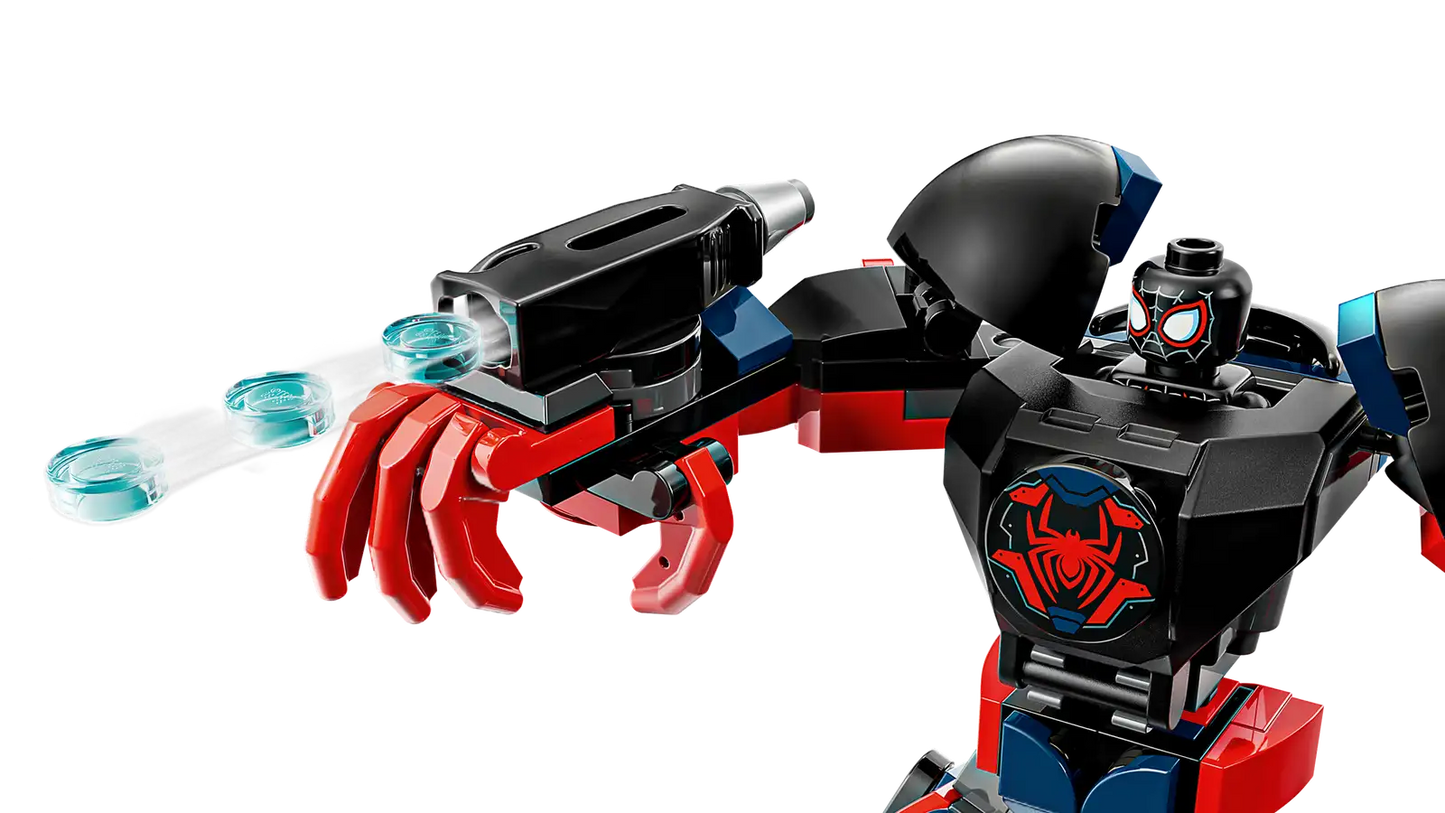 Miles Morales Mech Vs Spiderman