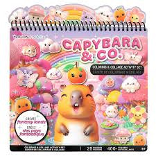 Capybara and Co Coloring and Collage