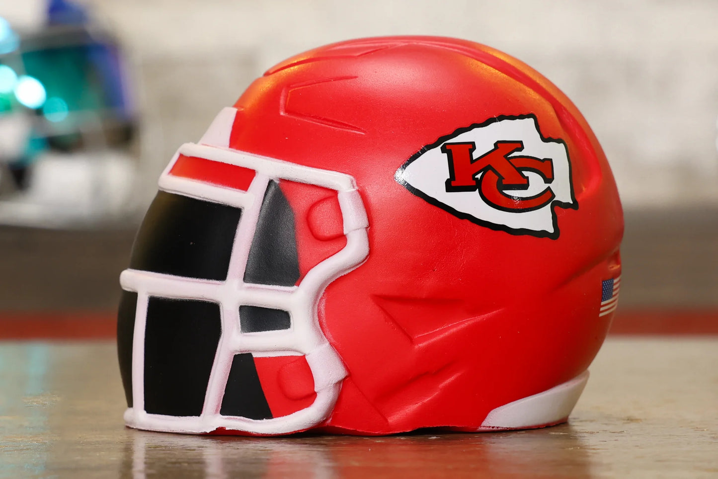 NFL  Jumbo Squeezy Helmet KC Kansas City Chiefs
