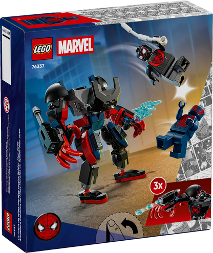 Miles Morales Mech Vs Spiderman