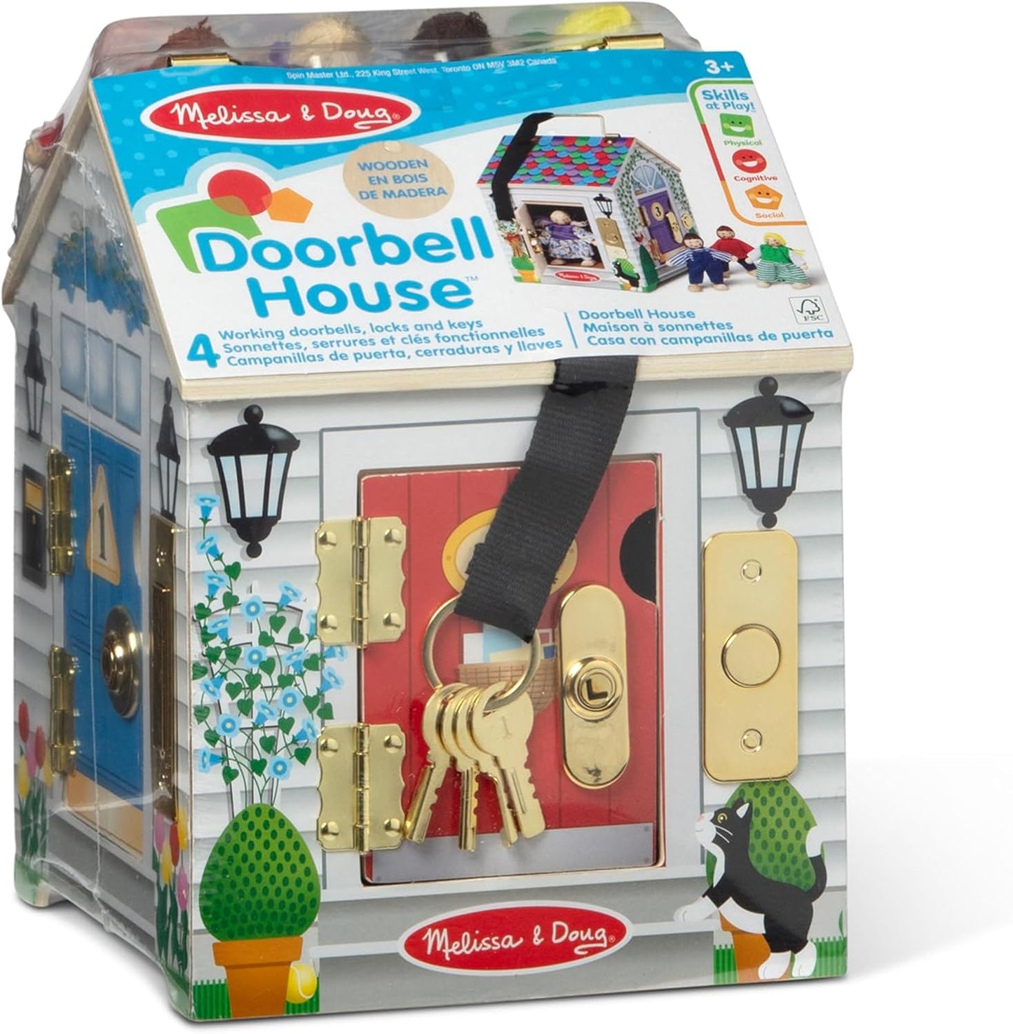 Doorbell House with Locks