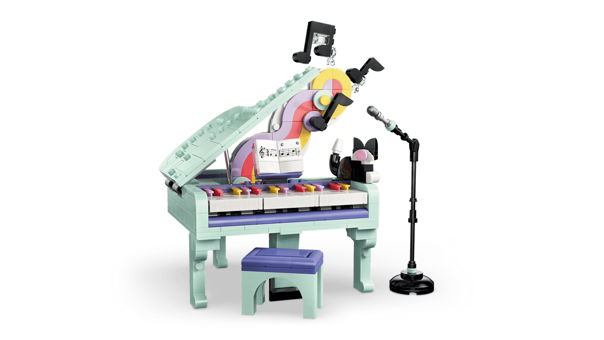 LEGO Music Decor Piano with Cat