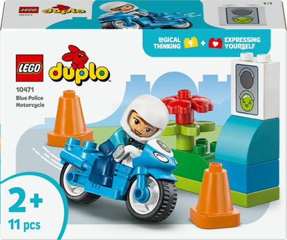 LEGO Blue Police Motorcycle
