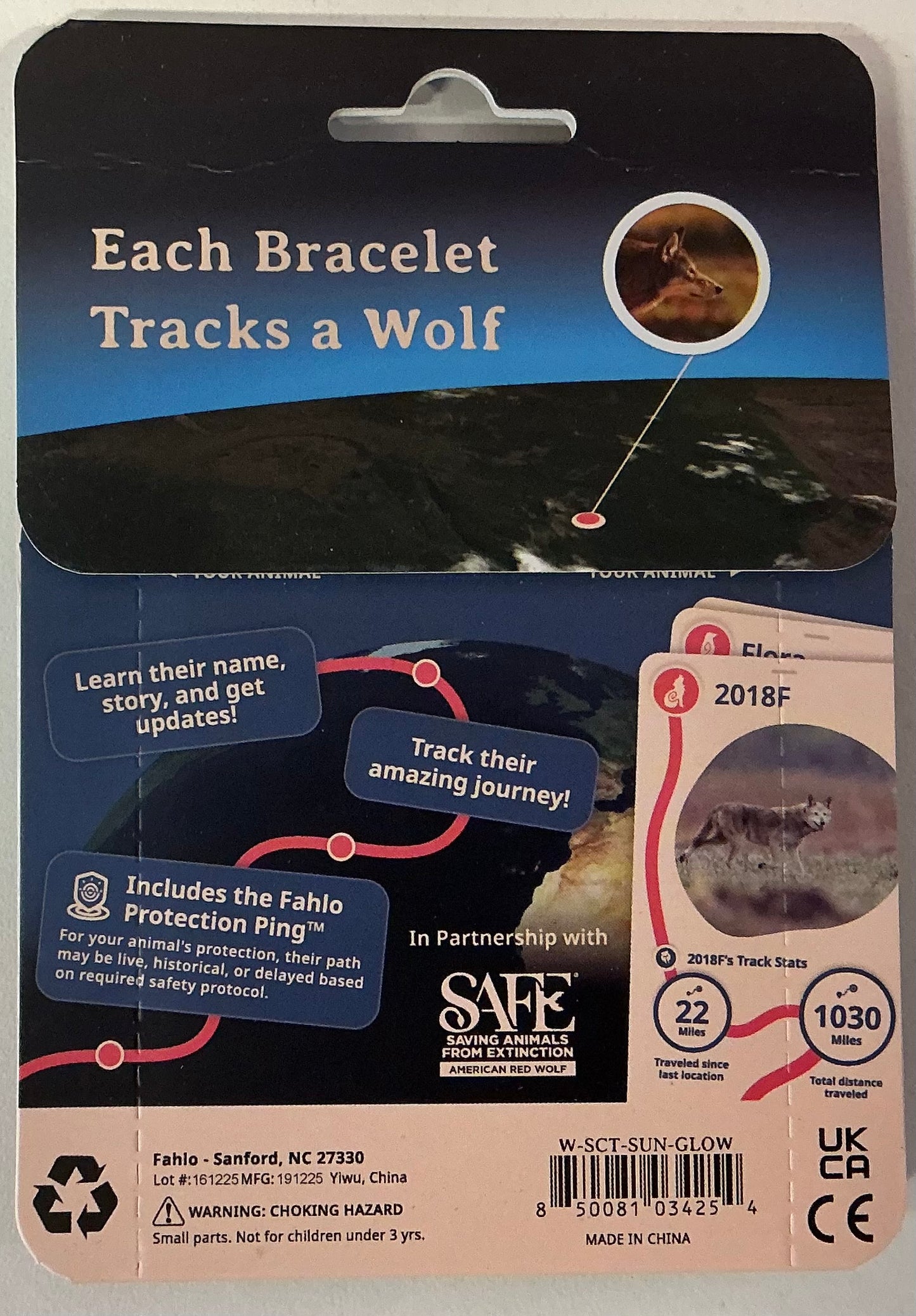 GLOW Fahlo Bracelet Wolf Scout Sunrise