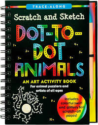 Scratch & Sketch Dot To Dot Animals