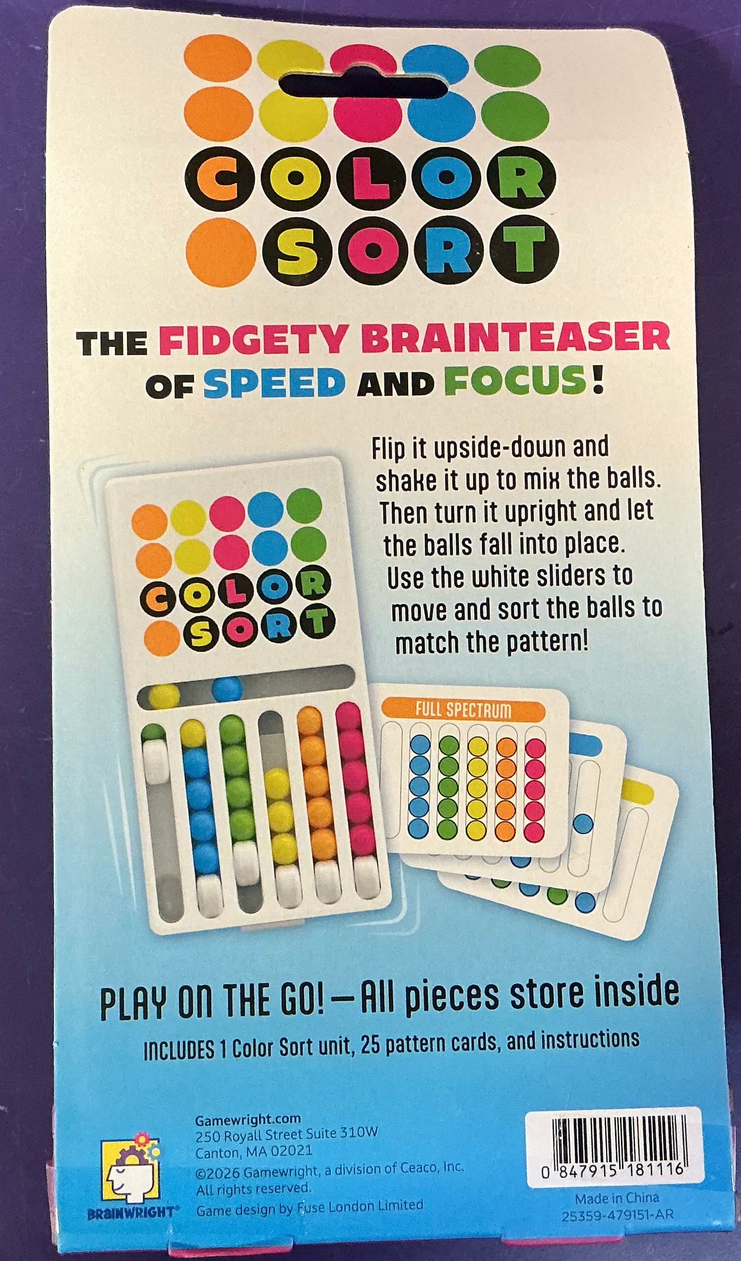 Color sort game