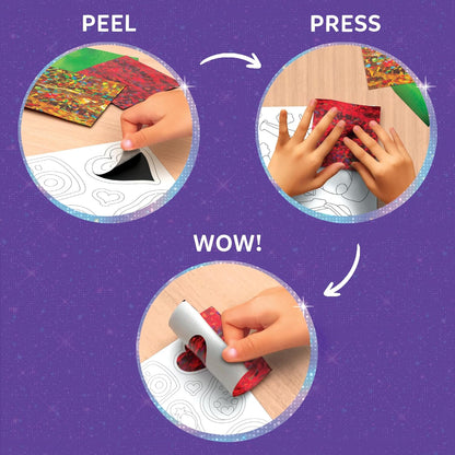 Peel and press Foil Fun