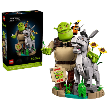 LEGO Shrek Donkey and Puss in Boots