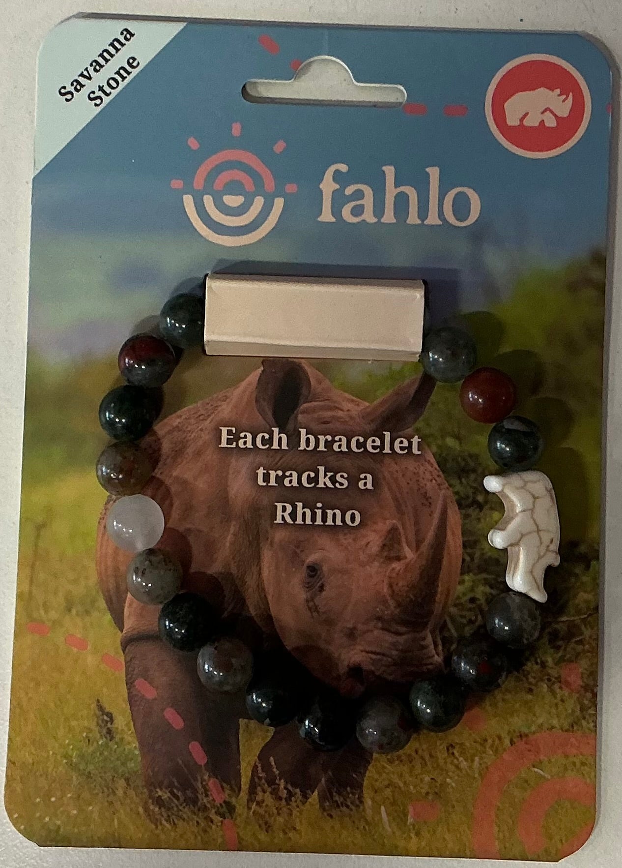 Fahlo Bracelet Rhino Charge Savanna Stone