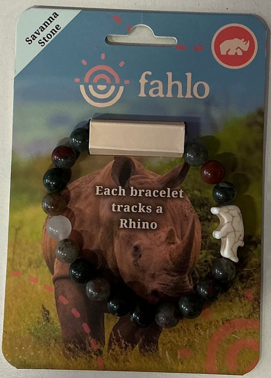 Fahlo Bracelet Rhino Charge Savanna Stone