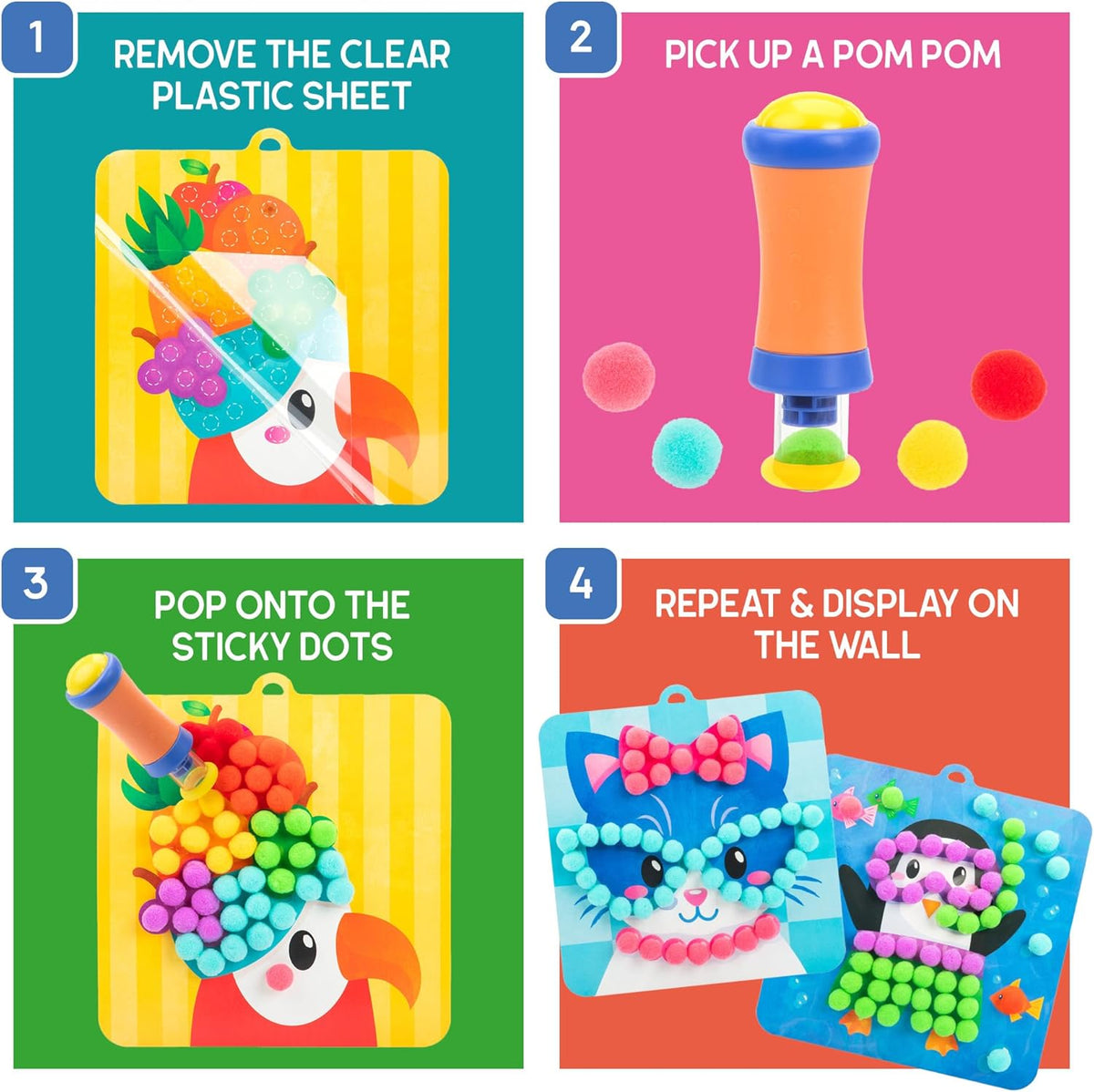 Pom Pom Kit Animal Dress Up