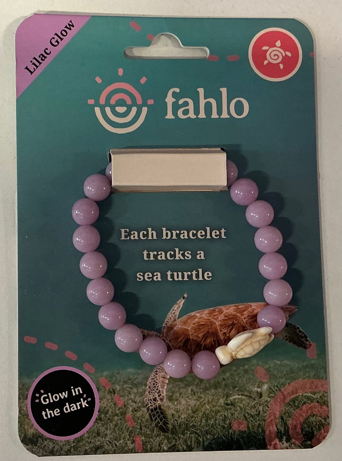 GLOW Fahlo Bracelet Turtle Journey Lilac