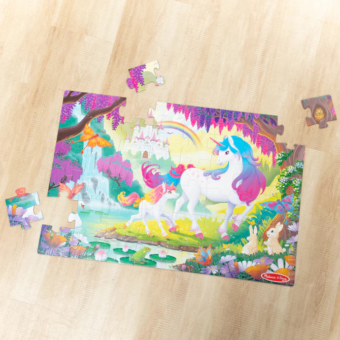 Floor Puzzle Glow in the Dark Unicorn