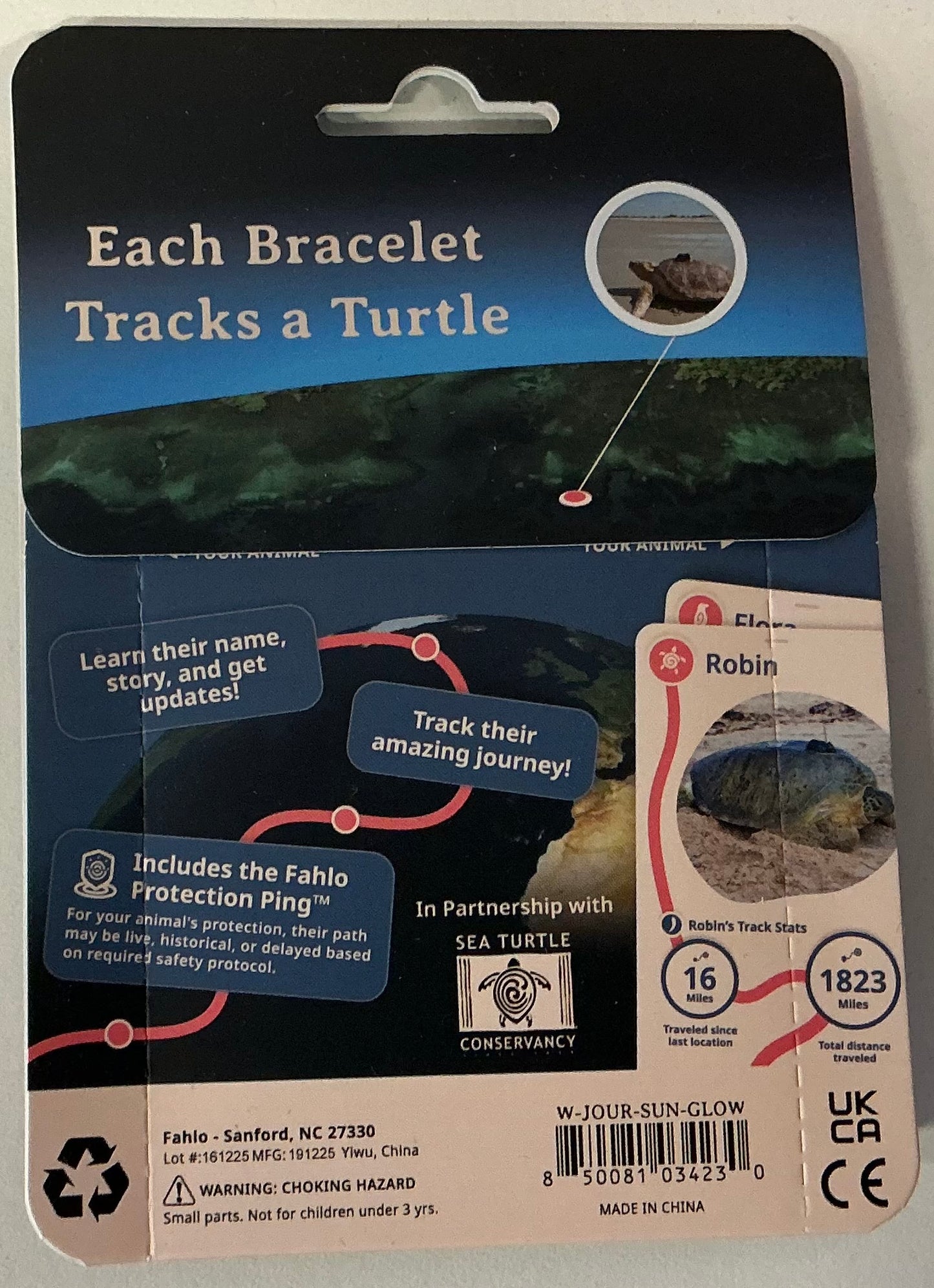GLOW Fahlo Bracelet Turtle Journey Sunrise