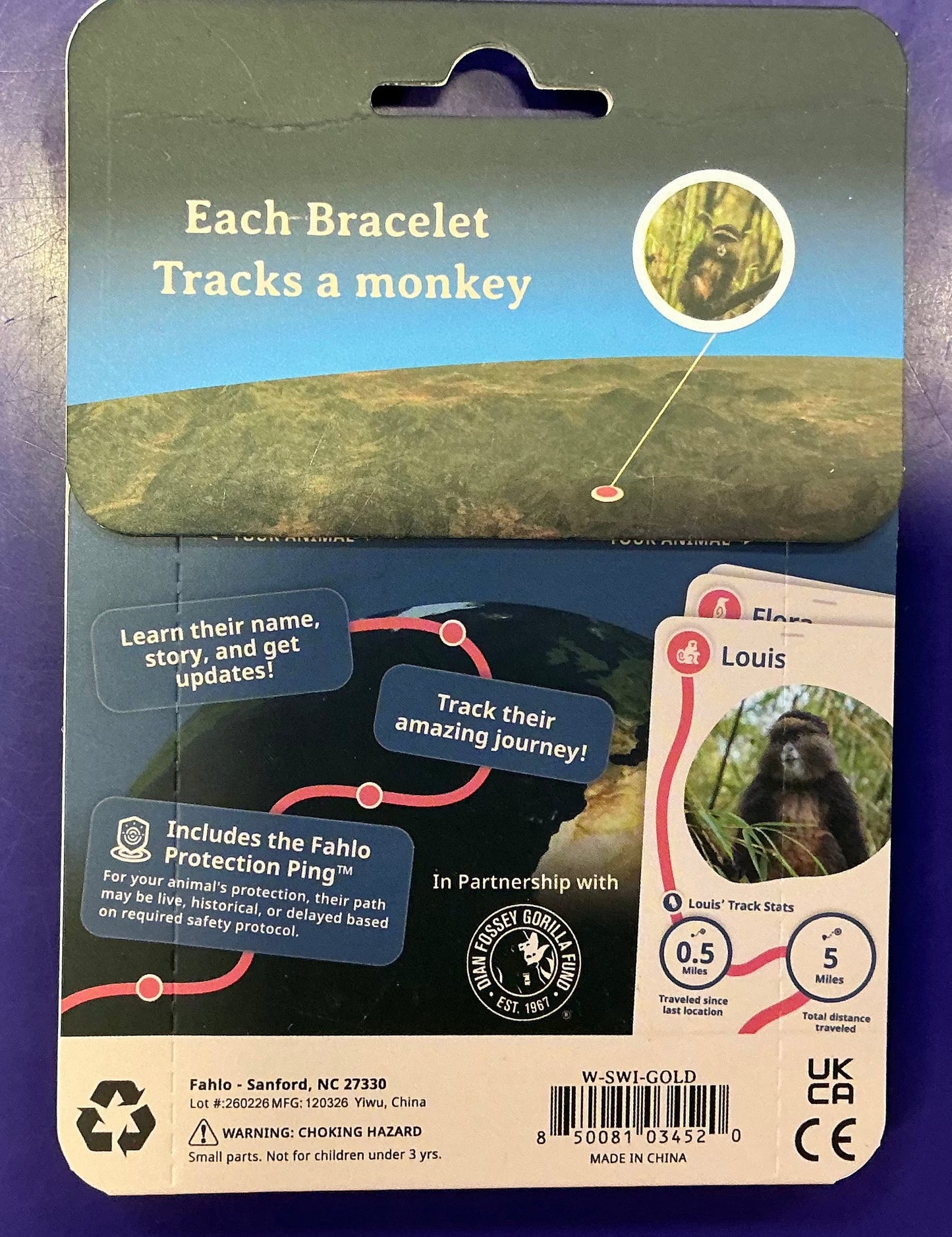 Fahlo Bracelet Monkey Swing Golden Hour