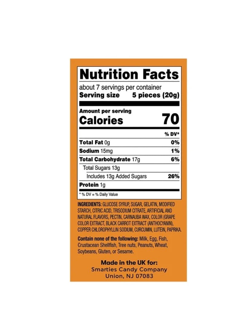 Smarties Suashies Mixed fruit