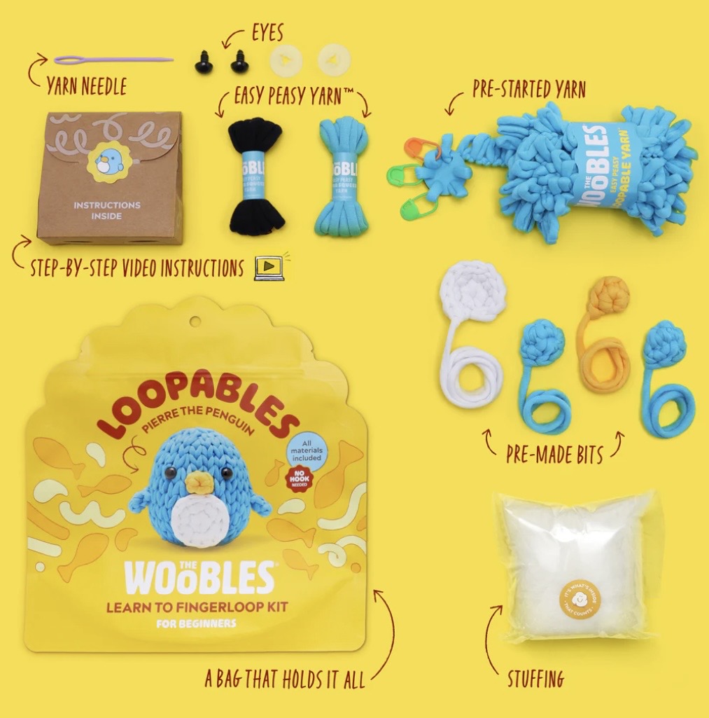 Loopables Woobles Pierre The Pengiun