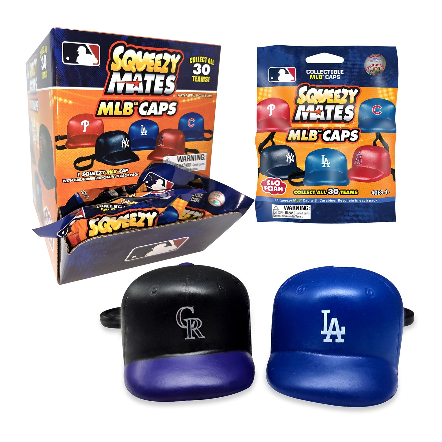 MLB Squeezy Baseball Caps Blind Pack