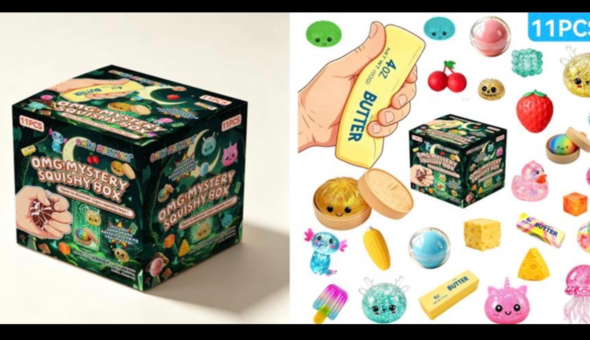 OMG Mystery Squishy Box 11 Toys
