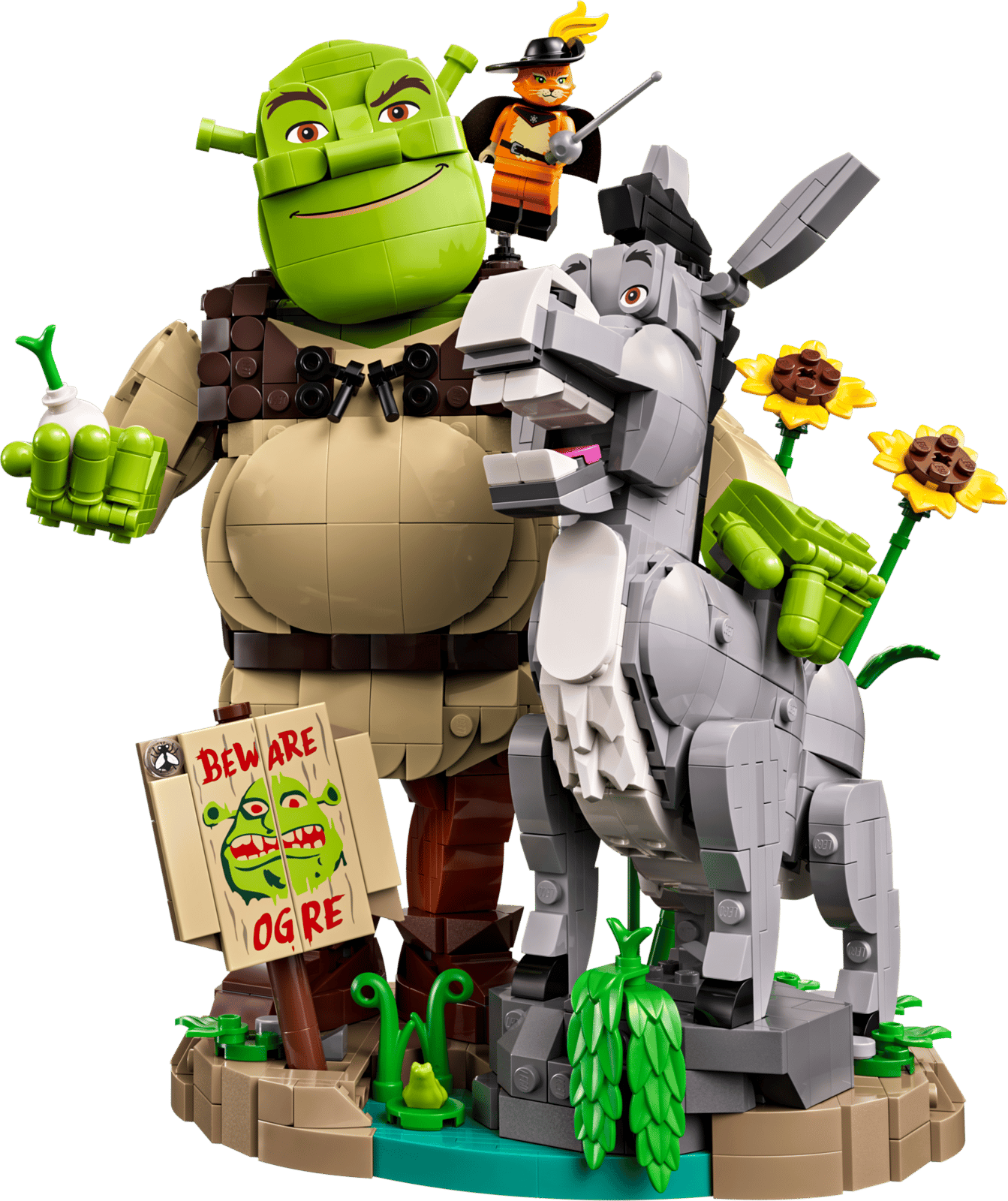 LEGO Shrek Donkey and Puss in Boots