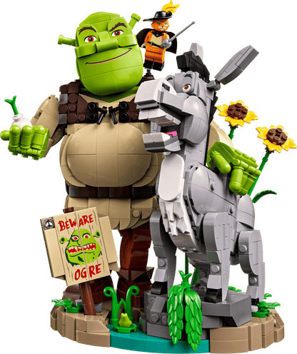 LEGO Shrek Donkey and Puss in Boots