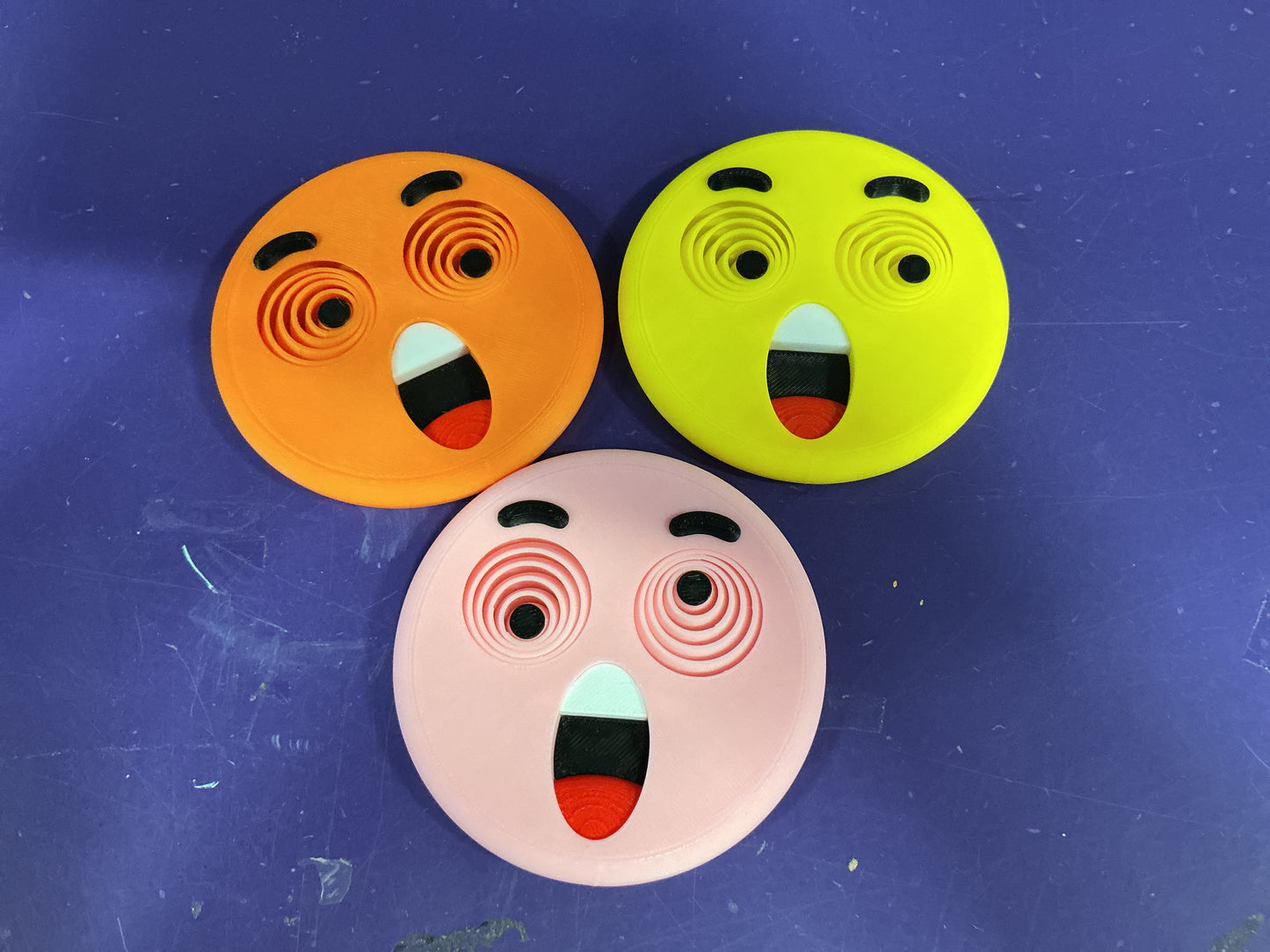 3D Printed Emoji Face Smiley