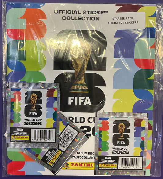 World Cup Starter Pack Album + 28 Stickers