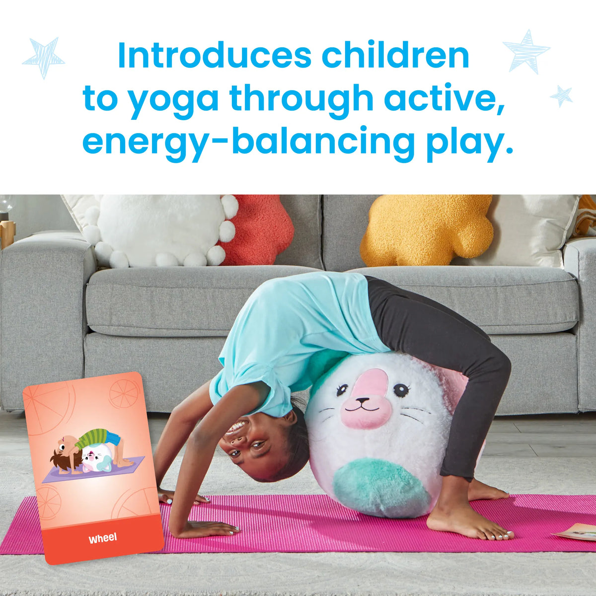 Bubble Plush Yoga Ball Buddy Cat