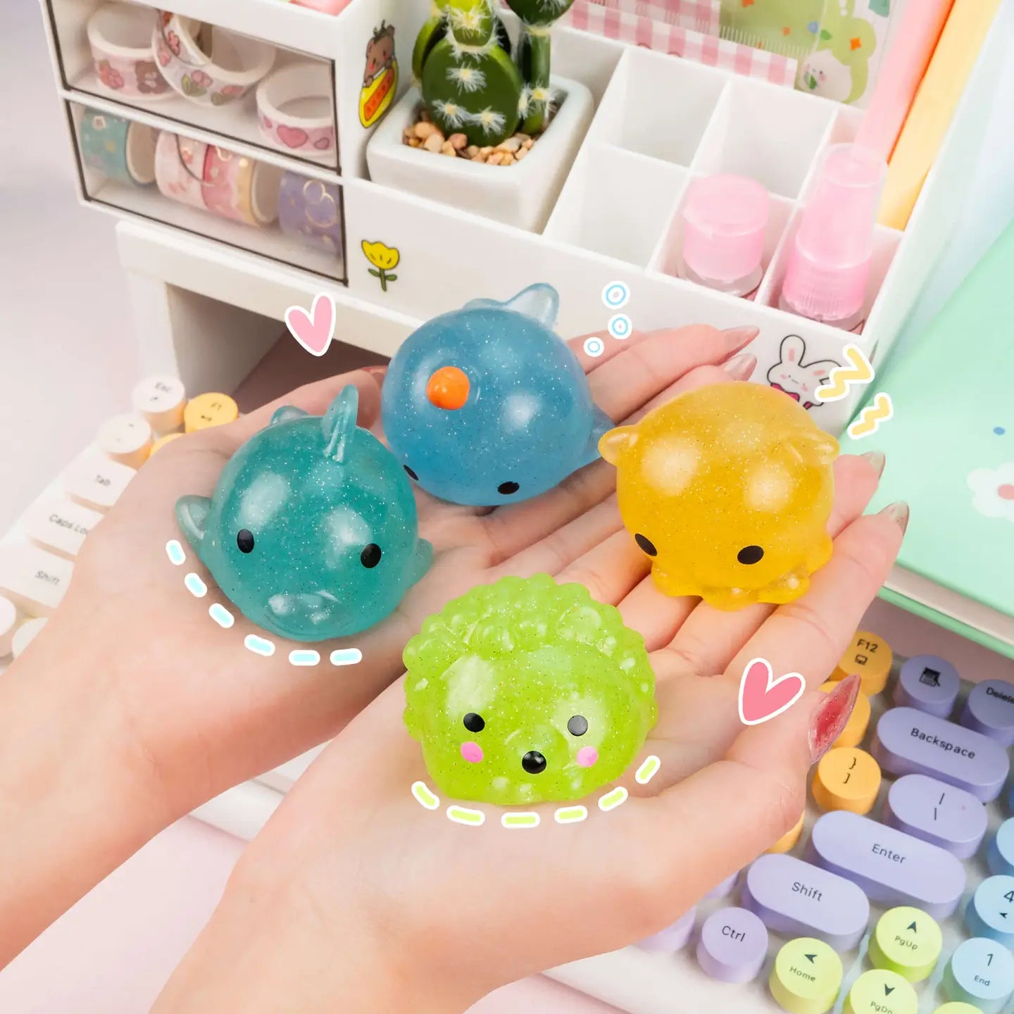 Jumbo Glitter Mochi