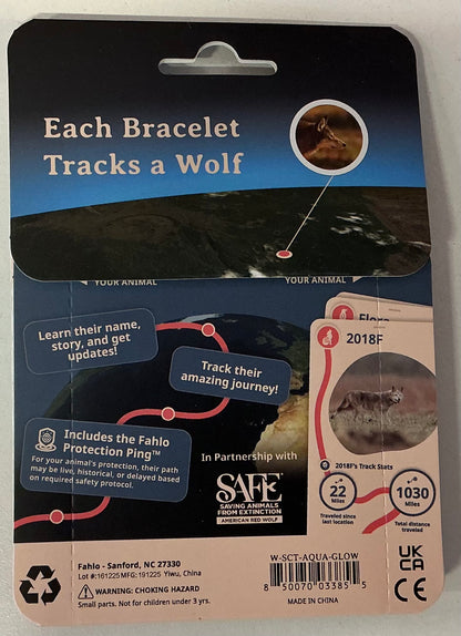 GLOW Fahlo Bracelet Wolf Scout Aqua