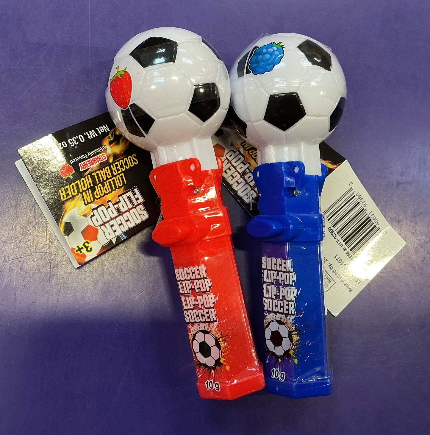 Soccer Ball Lollipop Flip Pop