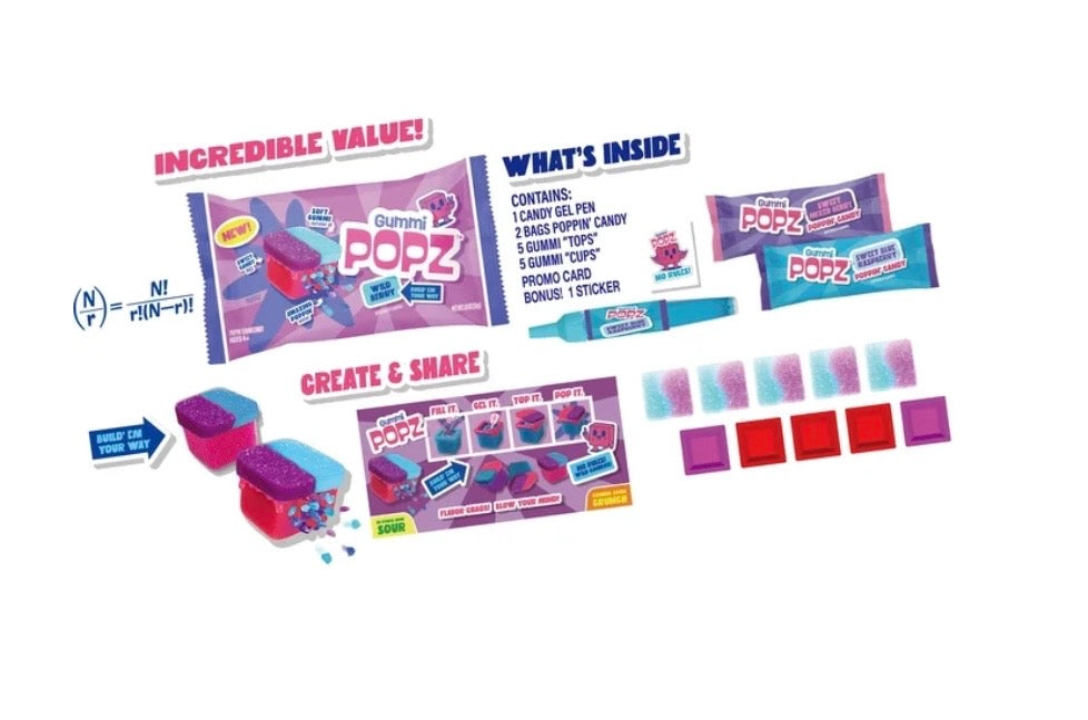 Gummy Popz Wild Berry