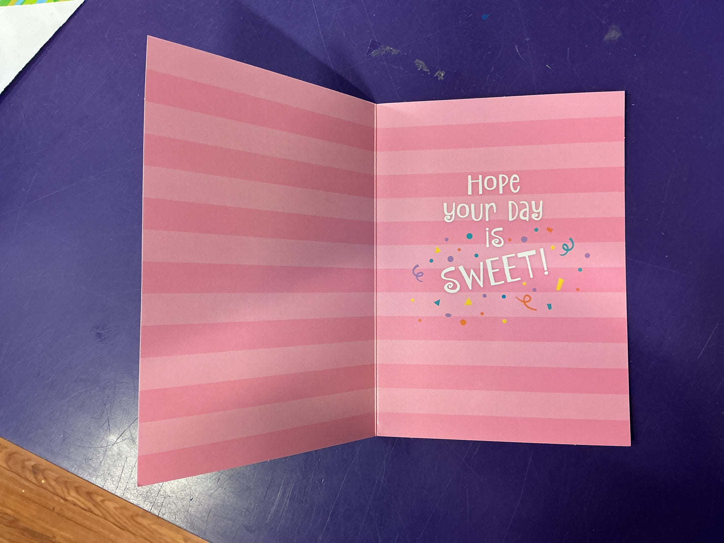 Birthday Card Cotton Candy