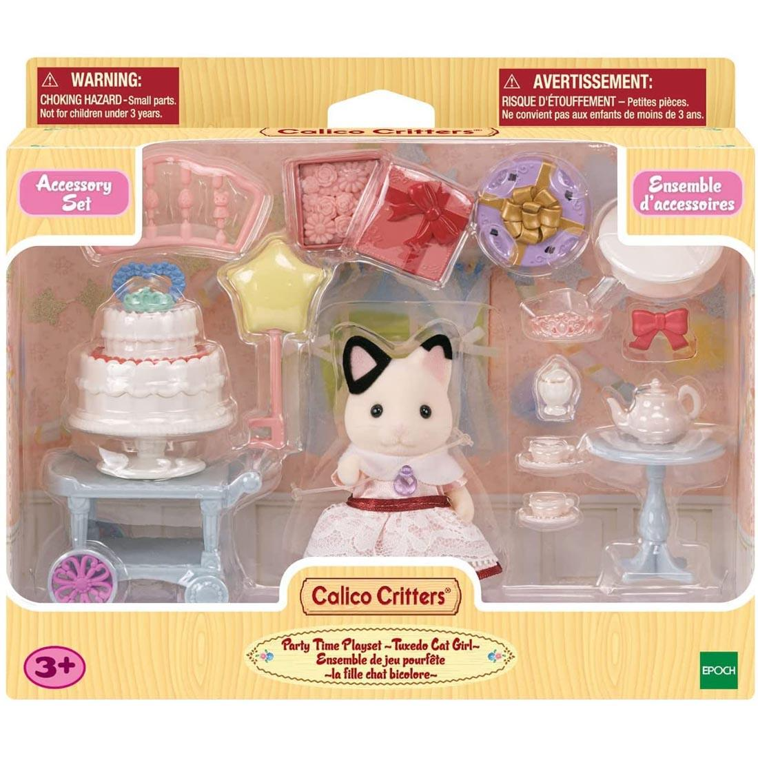 Party Time Playset Tuxedo Cat Girl