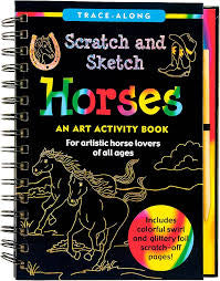 Scratch & Sketch Horses