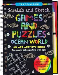 Scratch & Sketch Games N Puzzle Ocean World