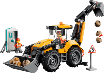 LEGO Yellow Backhoe Loader