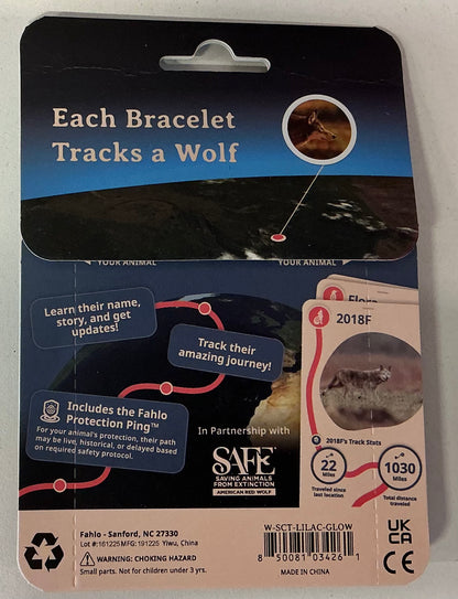 GLOW Fahlo Bracelet Wolf Scout Lilac